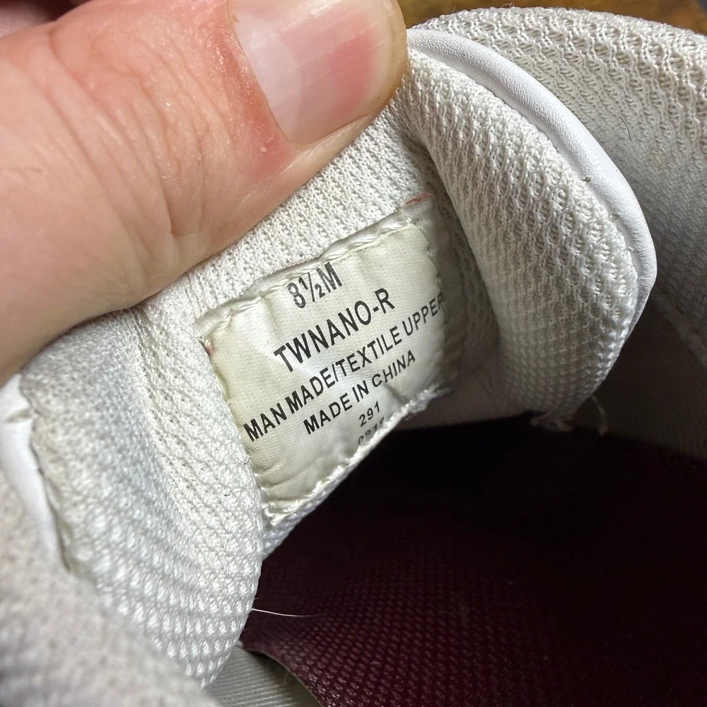 Tommy‎ Hilfiger TWNANO-R White Faux Leather Chunky Platform Sneakers Womens 8.5M